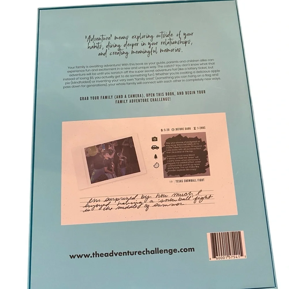 The Adventure Challenge Family Edition book / board game . great gift - Picture 10 of 14